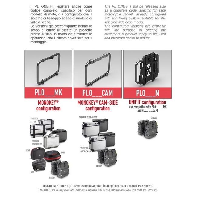 Kit Aggangio Monokey Per Pl One Fit Givi Ofmk